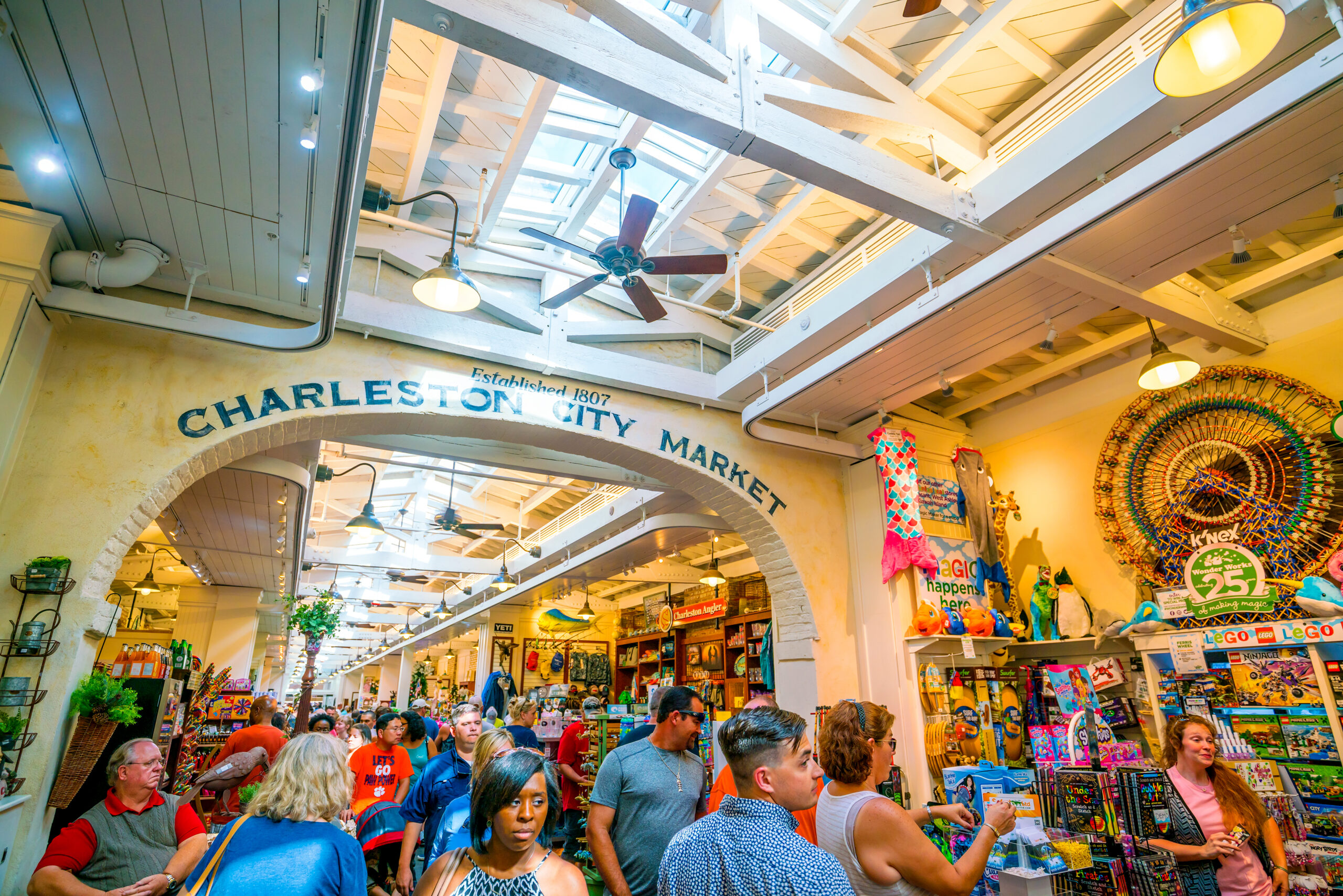 The historic Charleston City Market.