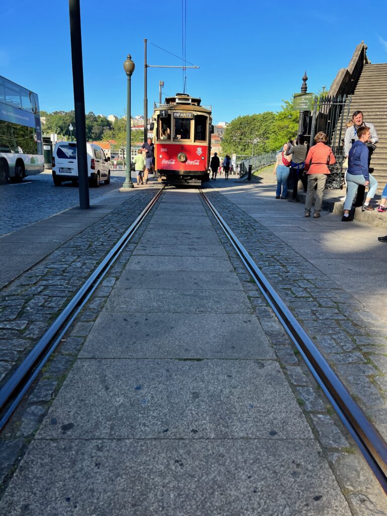 Iconic trolly of Porto.