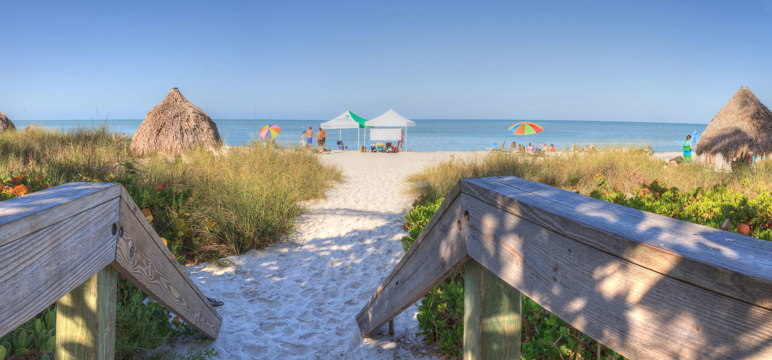 Sandy pathway leading into Lowdermilk Beach. A great way to spend a weekend in Naples, Florida!