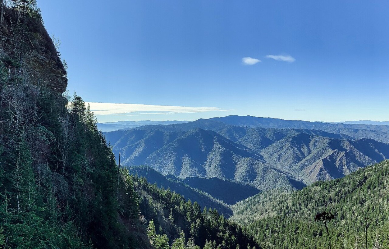 Mountain view from Clingmans Dome, Great Smoky Mountains