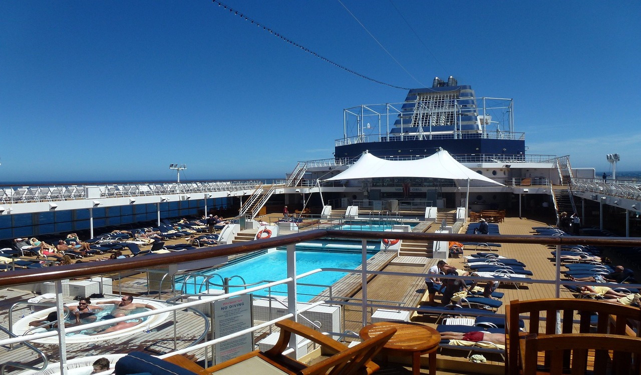Cruise ship, Deck of ship, Ship image