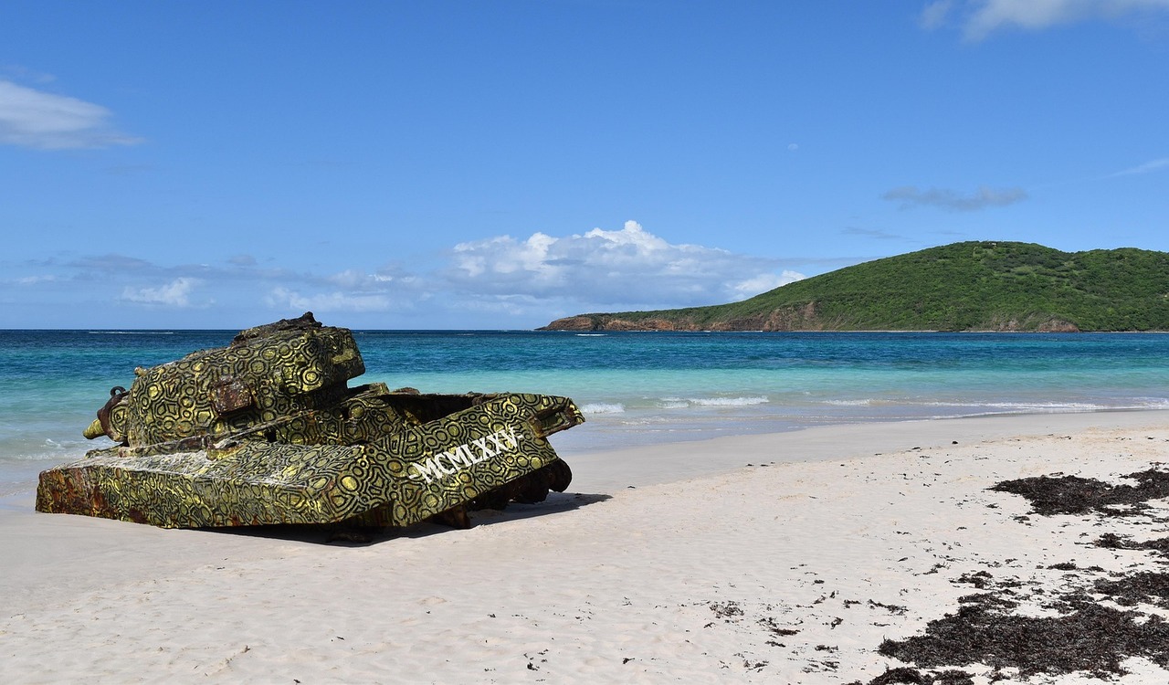 Puerto rico, Culebra, Flamenco beach image