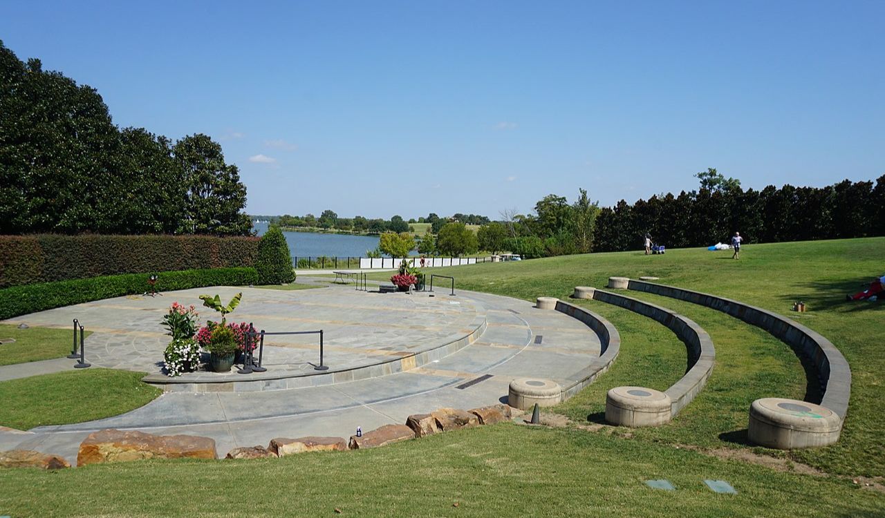 Outdoor amphitheater at Dallas Arboretum and Botanical Garden, Texas