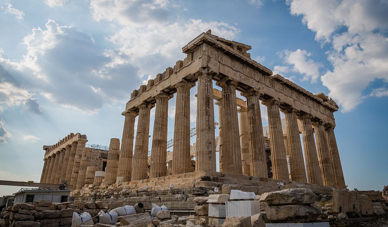 Parthenon stands tall over ancient Athens