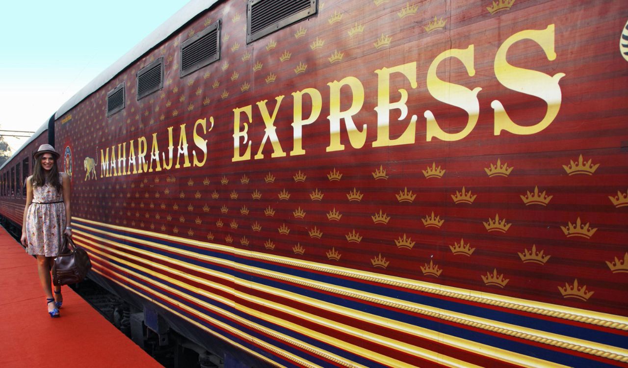 The luxurious Maharajas’ Express train in India
