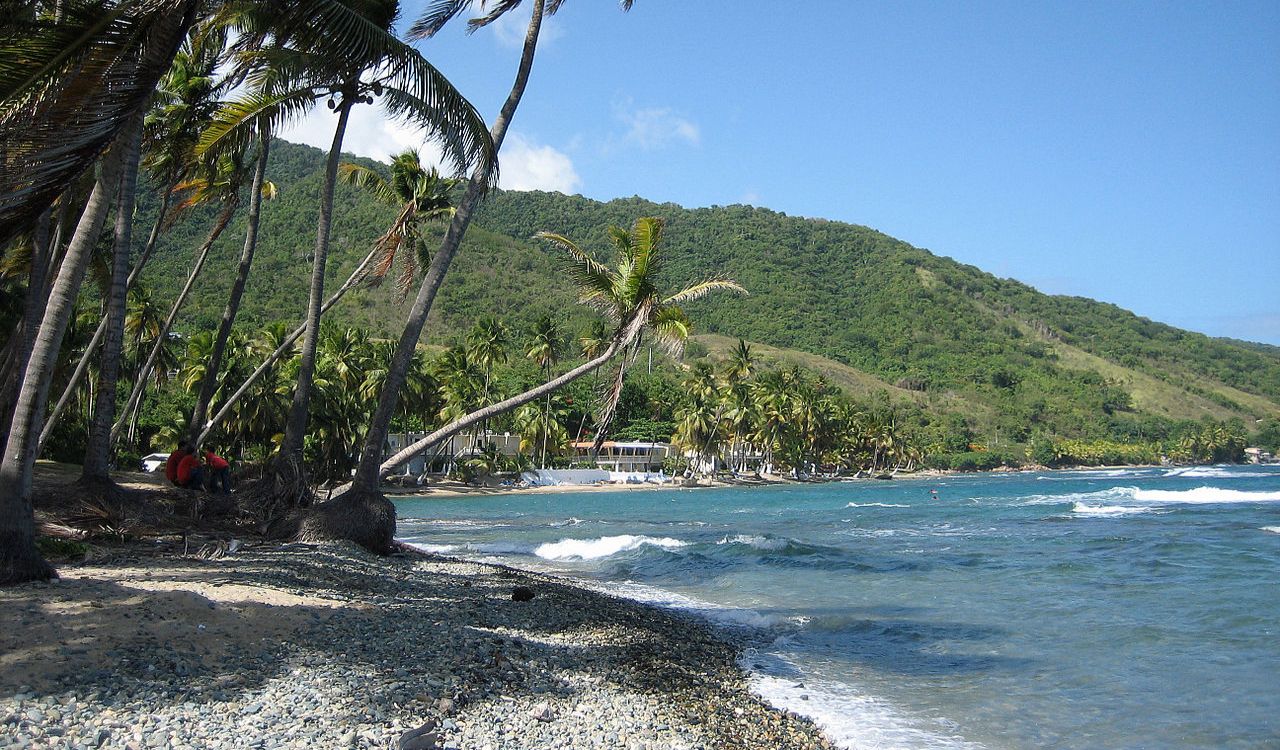 Secluded beach in Puerto Rico