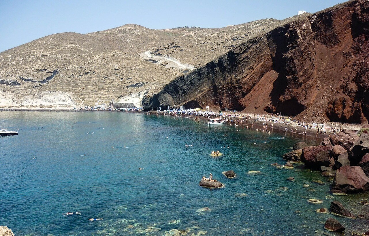 Red Beach, Santorini, Greece