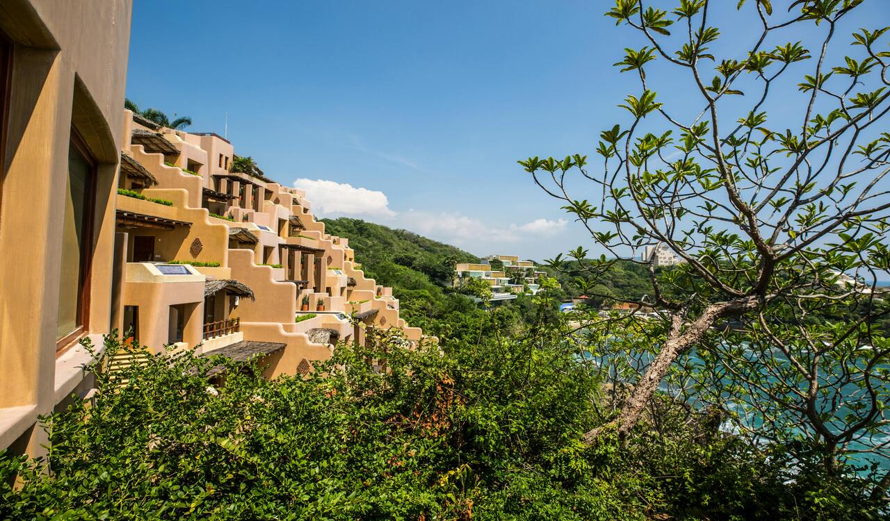 Tropical Resort by the Sea in Mexico