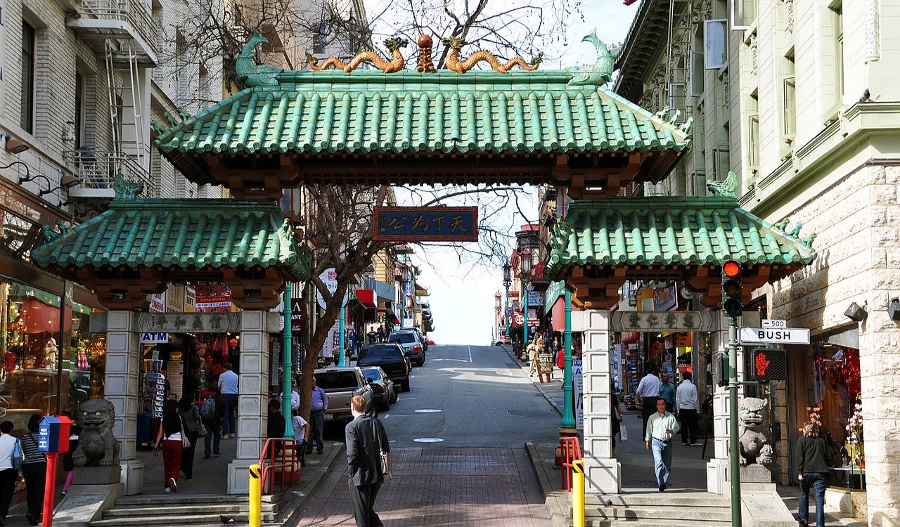 Visitors exploring San Francisco’s Chinatown, a hotspot for authentic Chinese cuisine and local flavors