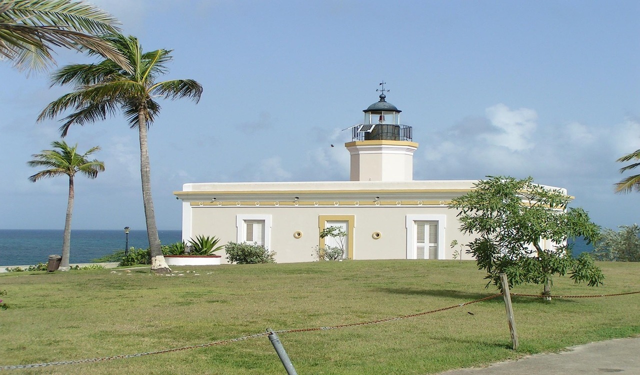 Lighthouse, Vieques, Caribbean image