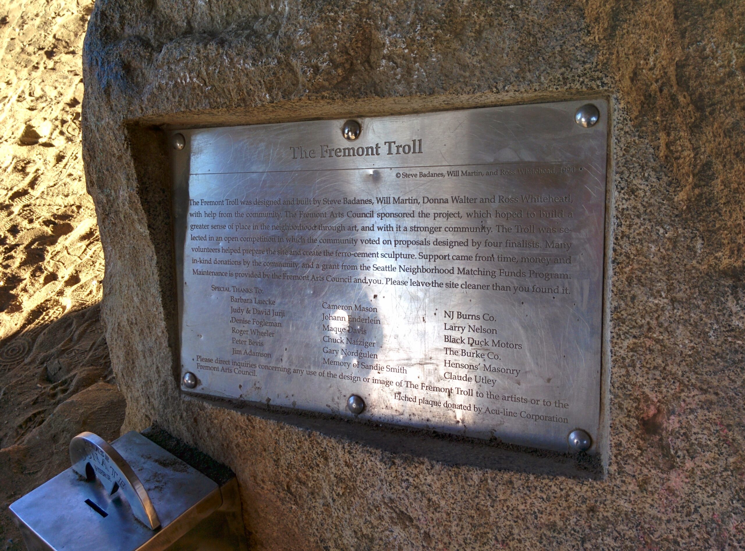 The Fremont Troll – Seattle, Washington