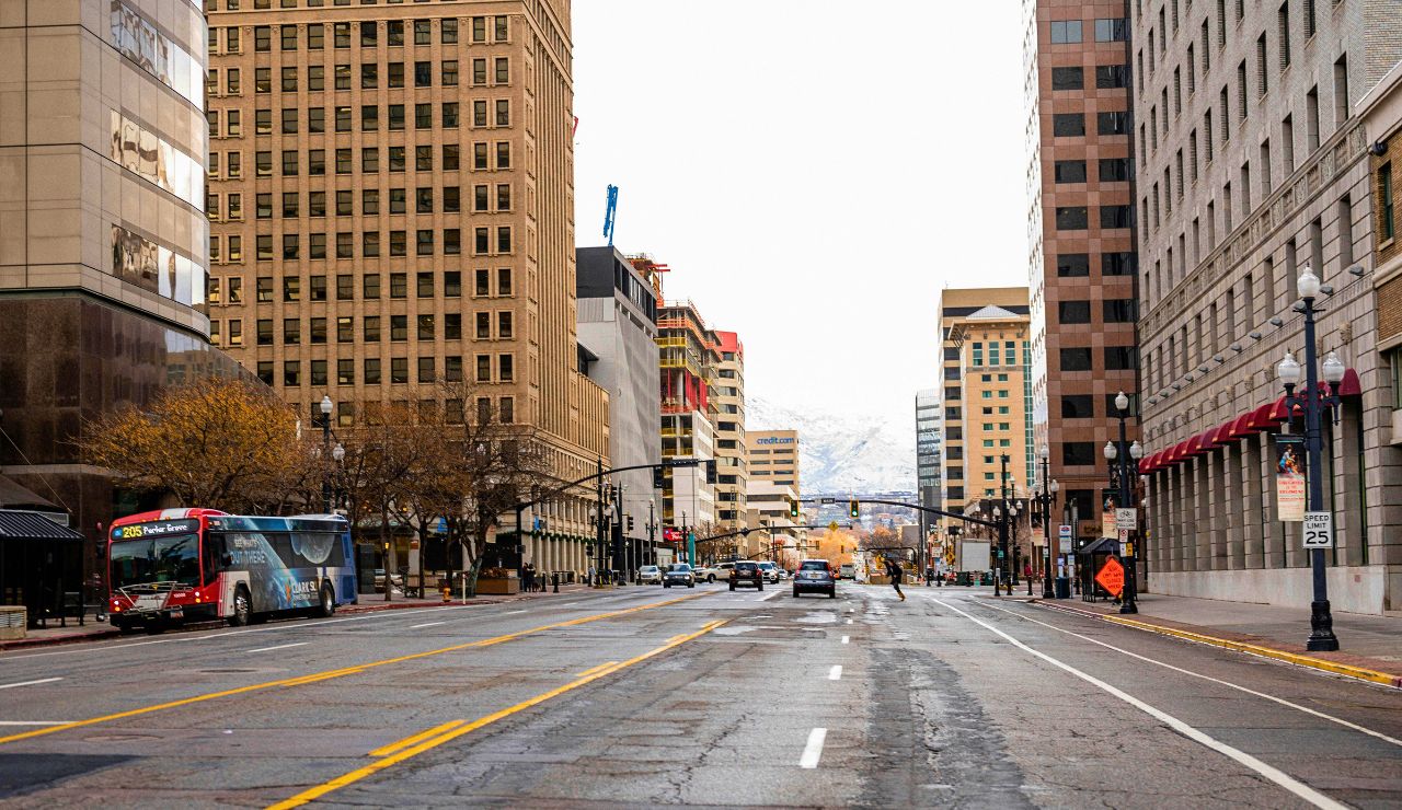 City view near St. George, Utah