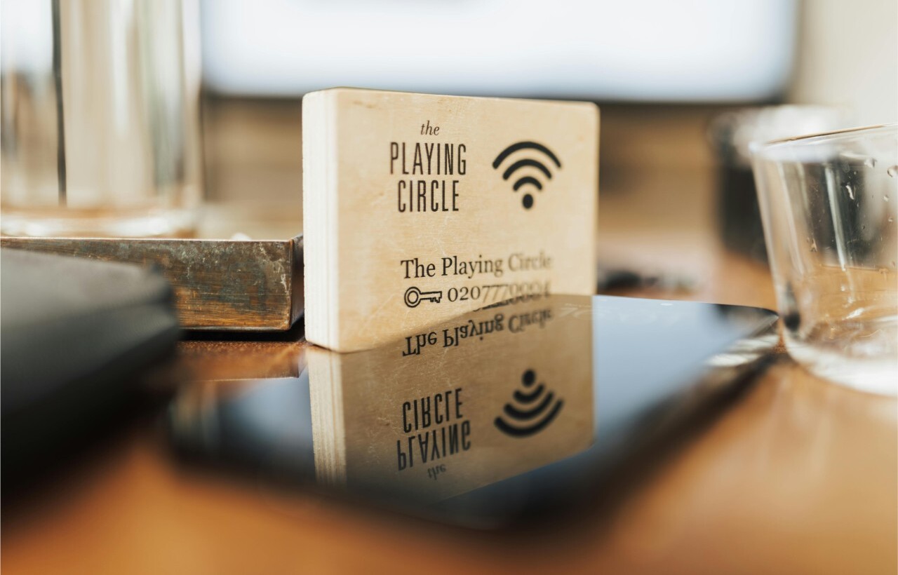 Wi-Fi sign at The Playing Circle