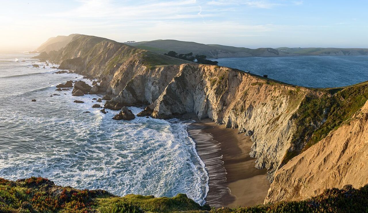 Point Reyes National Seashore, California – Rugged cliffs and hidden beaches along dramatic coastline.