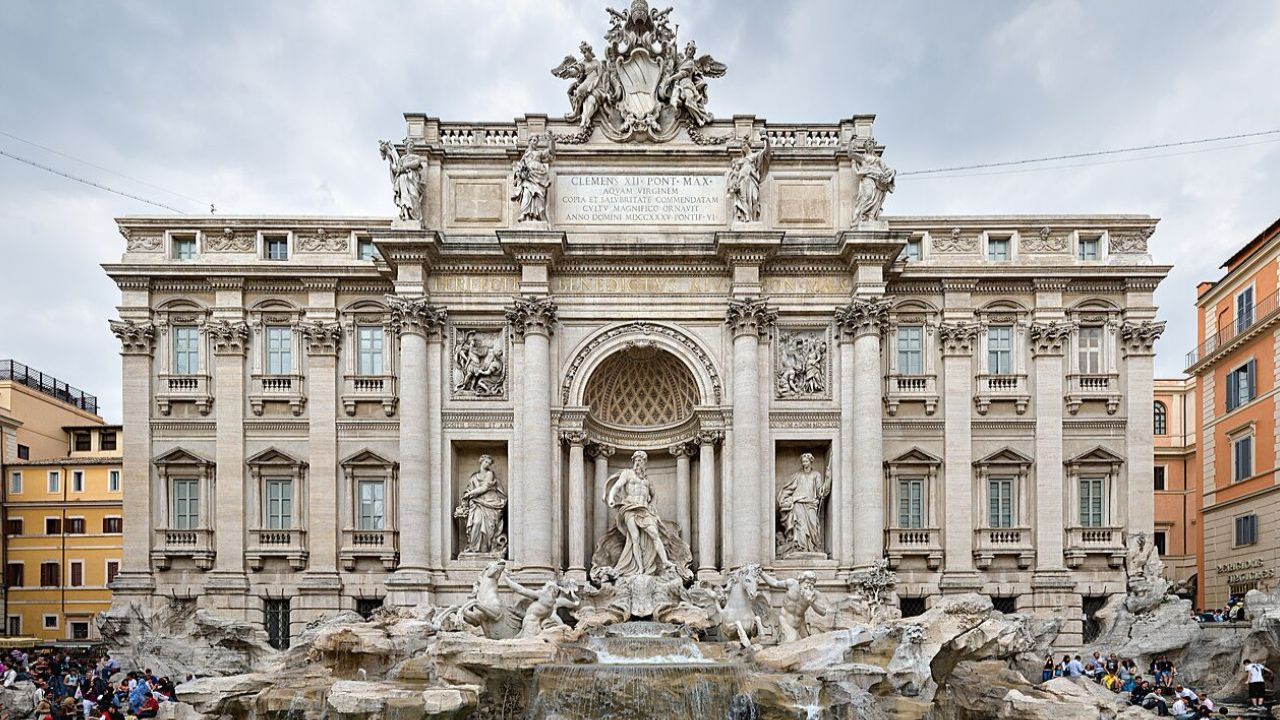 Trevi Fountain in Rome, Italy