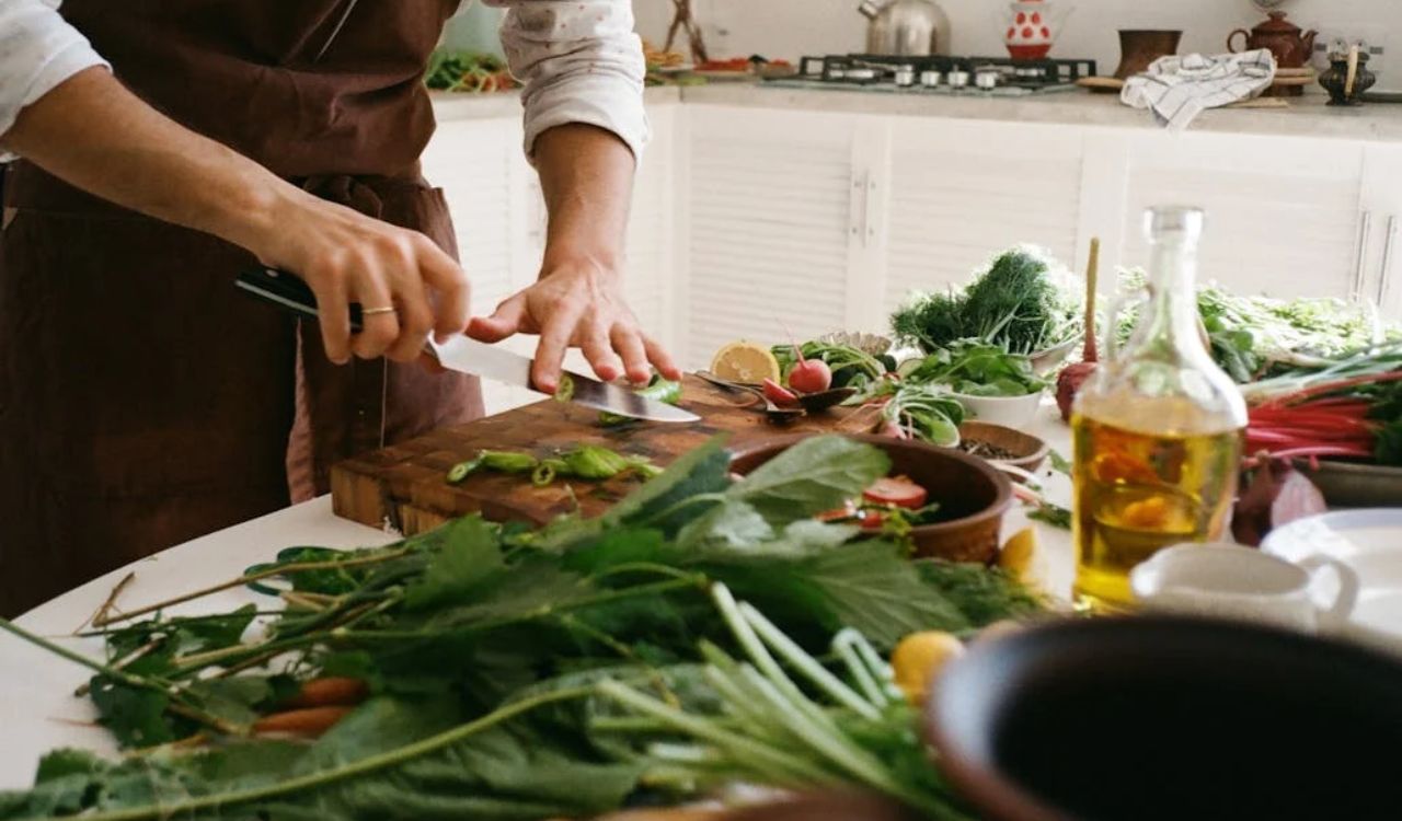 Cook your own meals to save money and eat healthier while traveling