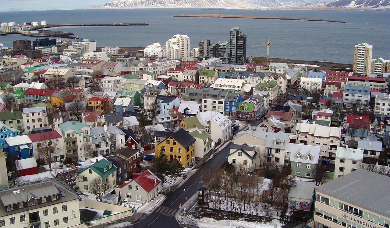 Iceland: Colorful rooftops meet icy seas and snowy peaks