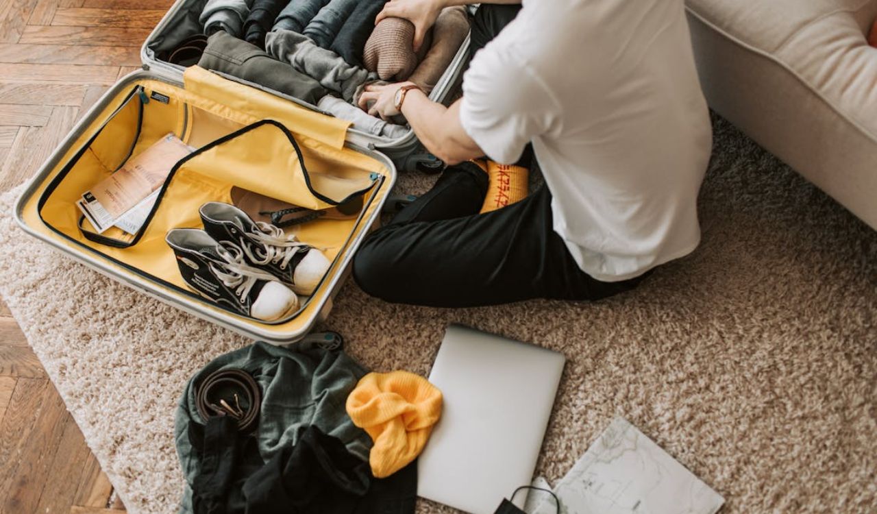 Stuff shoes with socks or chargers
