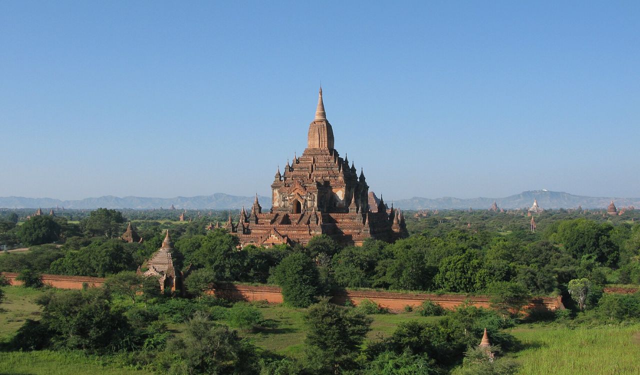 The majestic Sulamani Temple rises above Bagan
