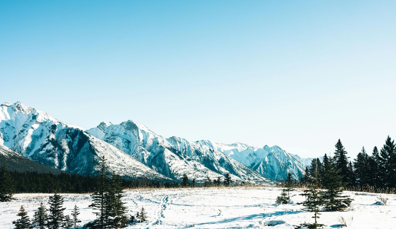 Winter view of Banff, Canada