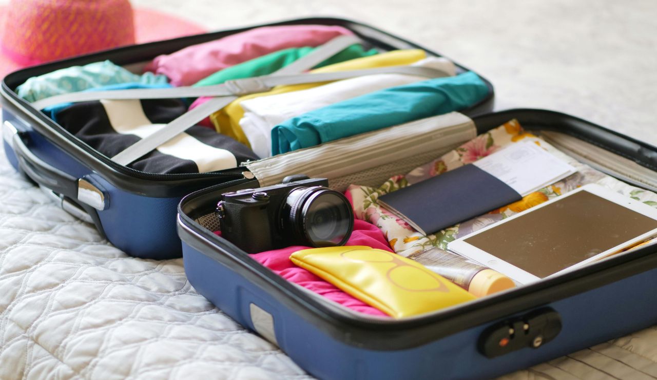  Comfortable spare clothes packed in a carry-on for flight emergencies