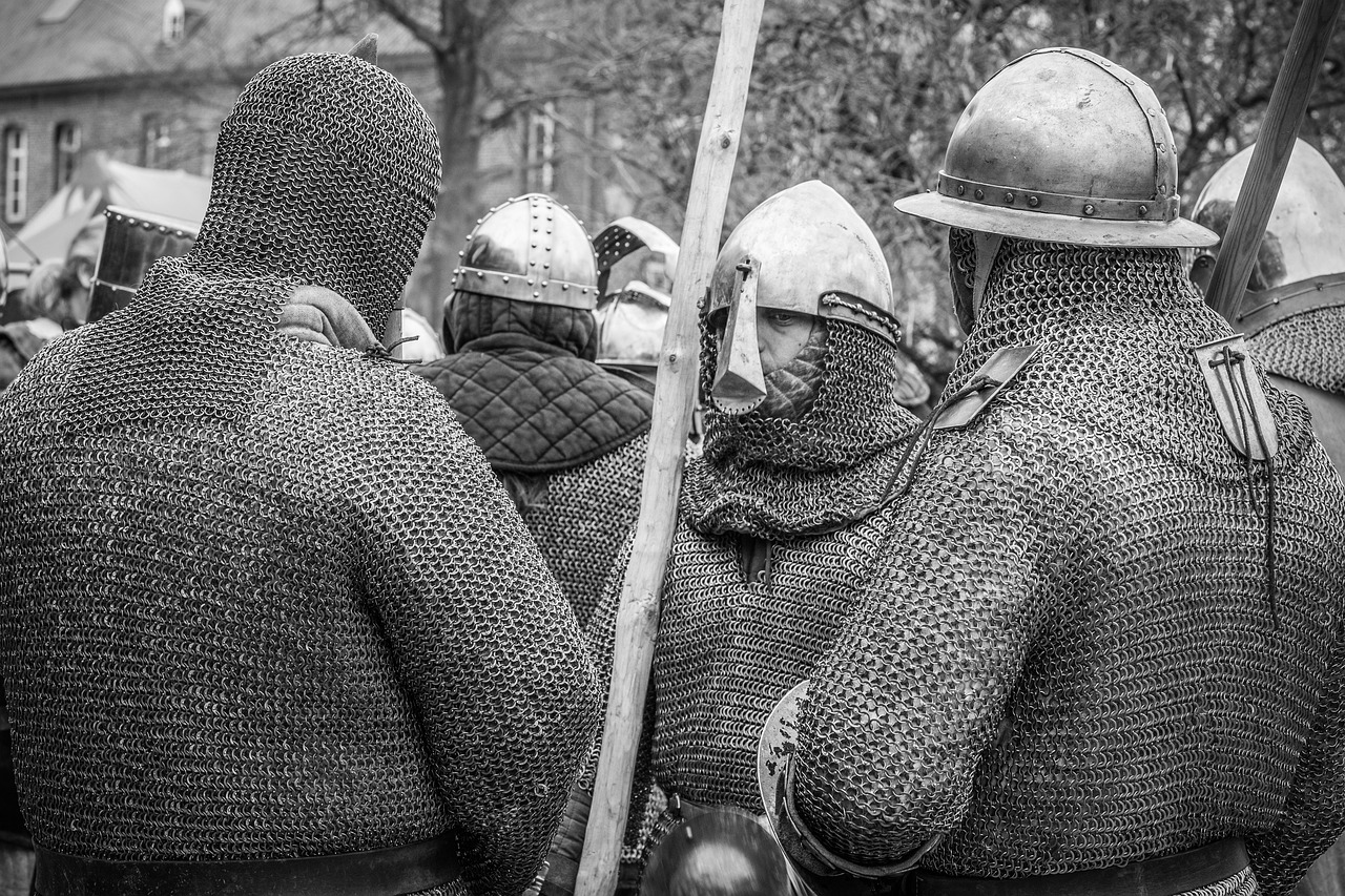 Guards in chainmail
