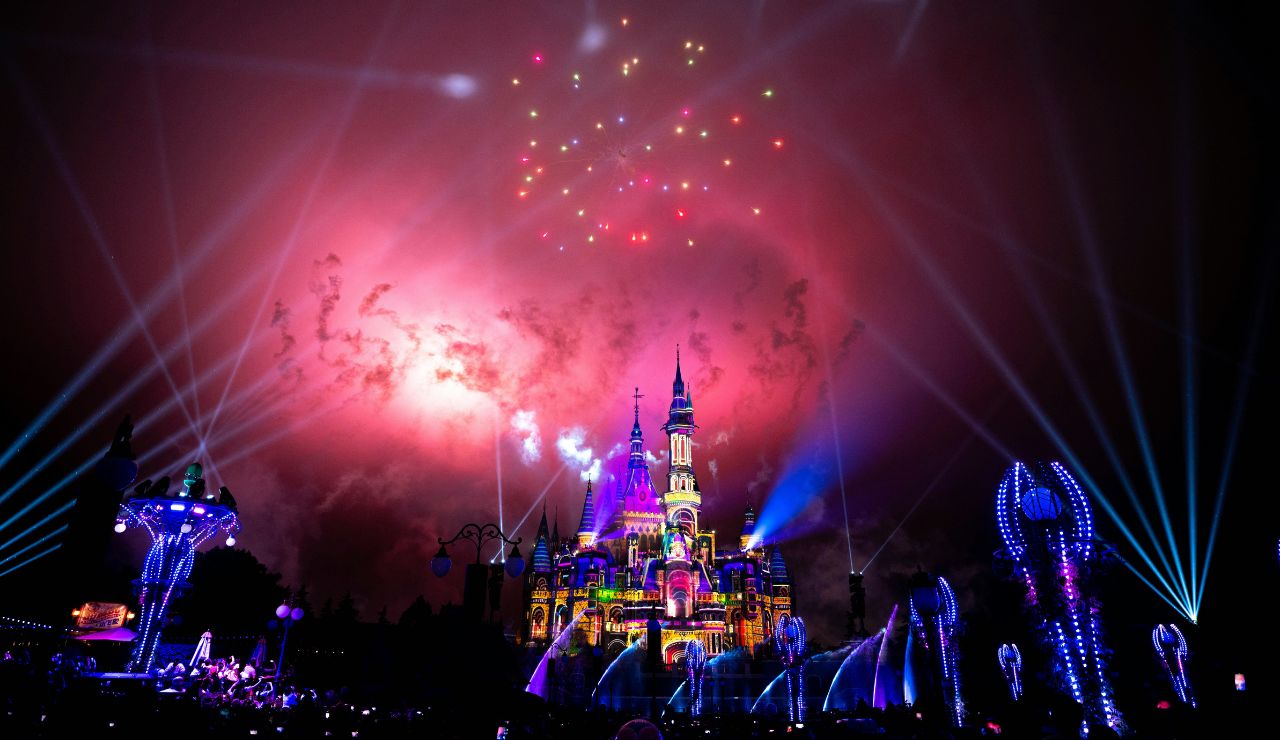 Fireworks at Disneyland California
