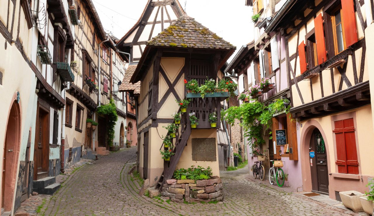 Street in Eguisheim, France