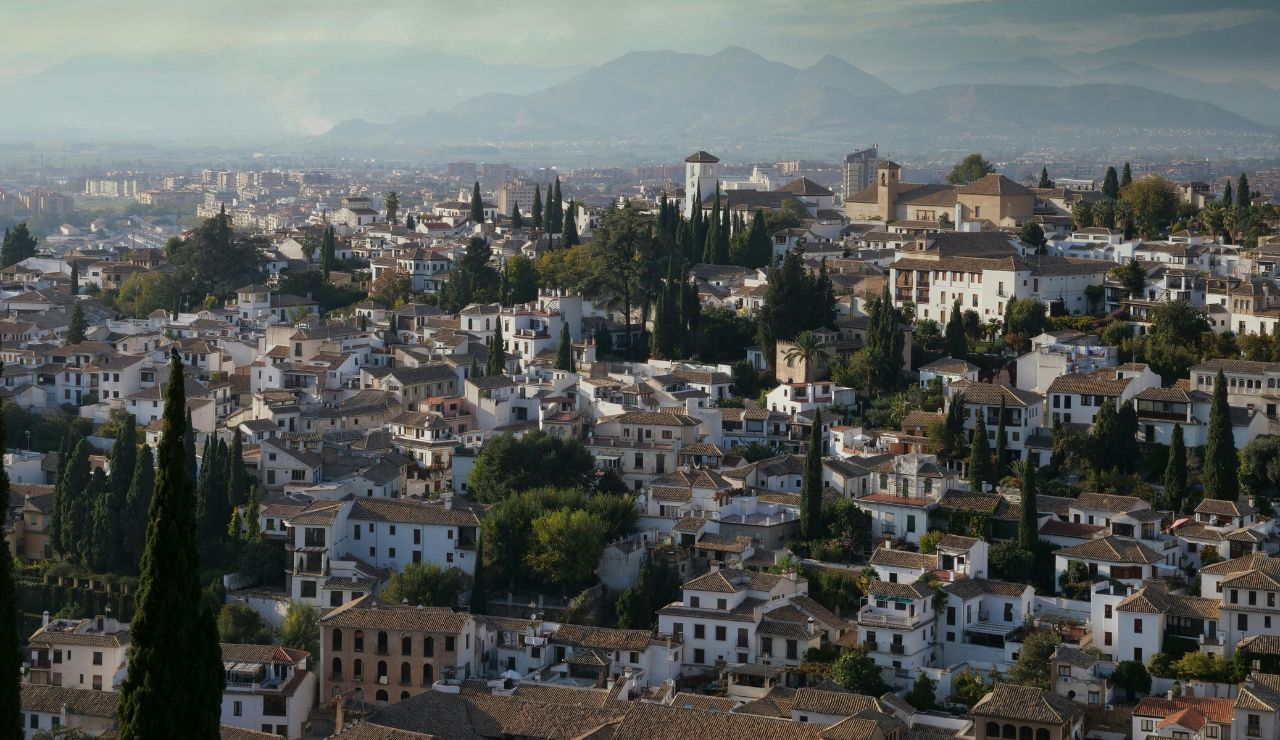 Granada colonial buildings and church
