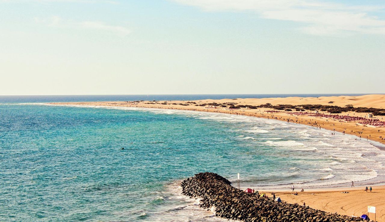 Sand and sea in Namibia