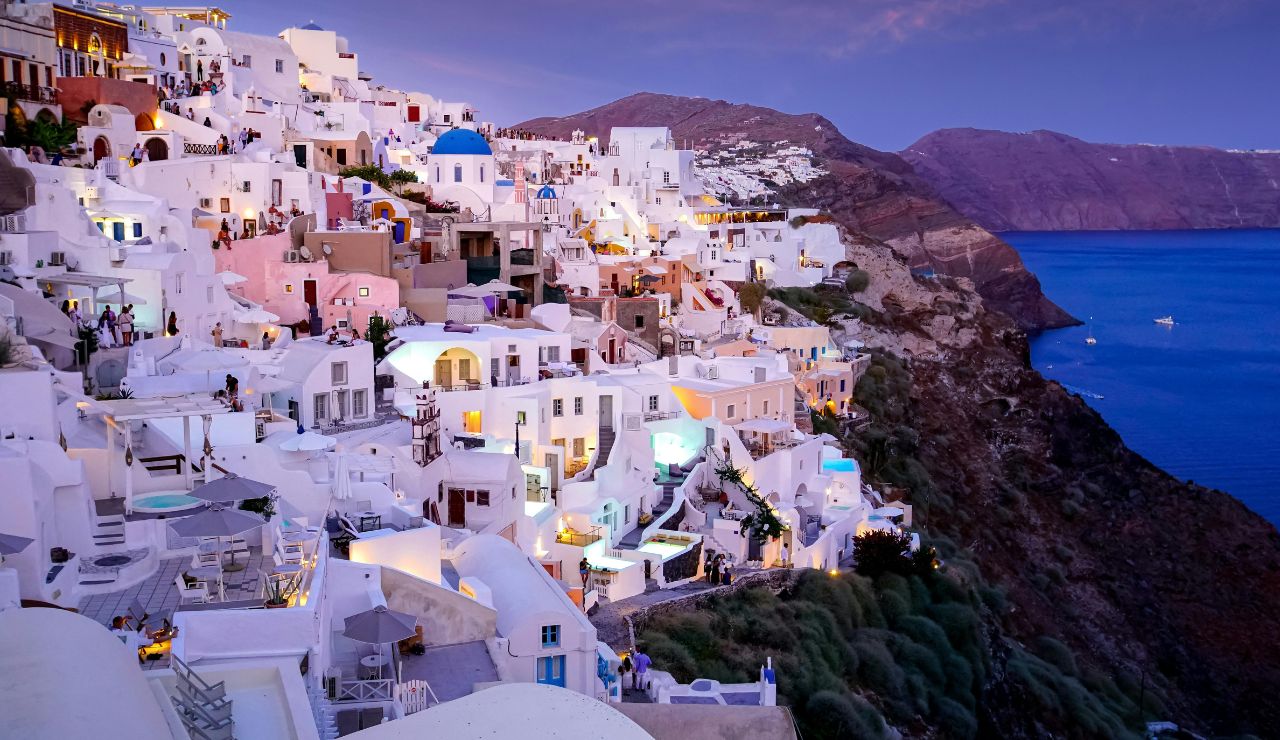Cliffside village of Oia, Greece
