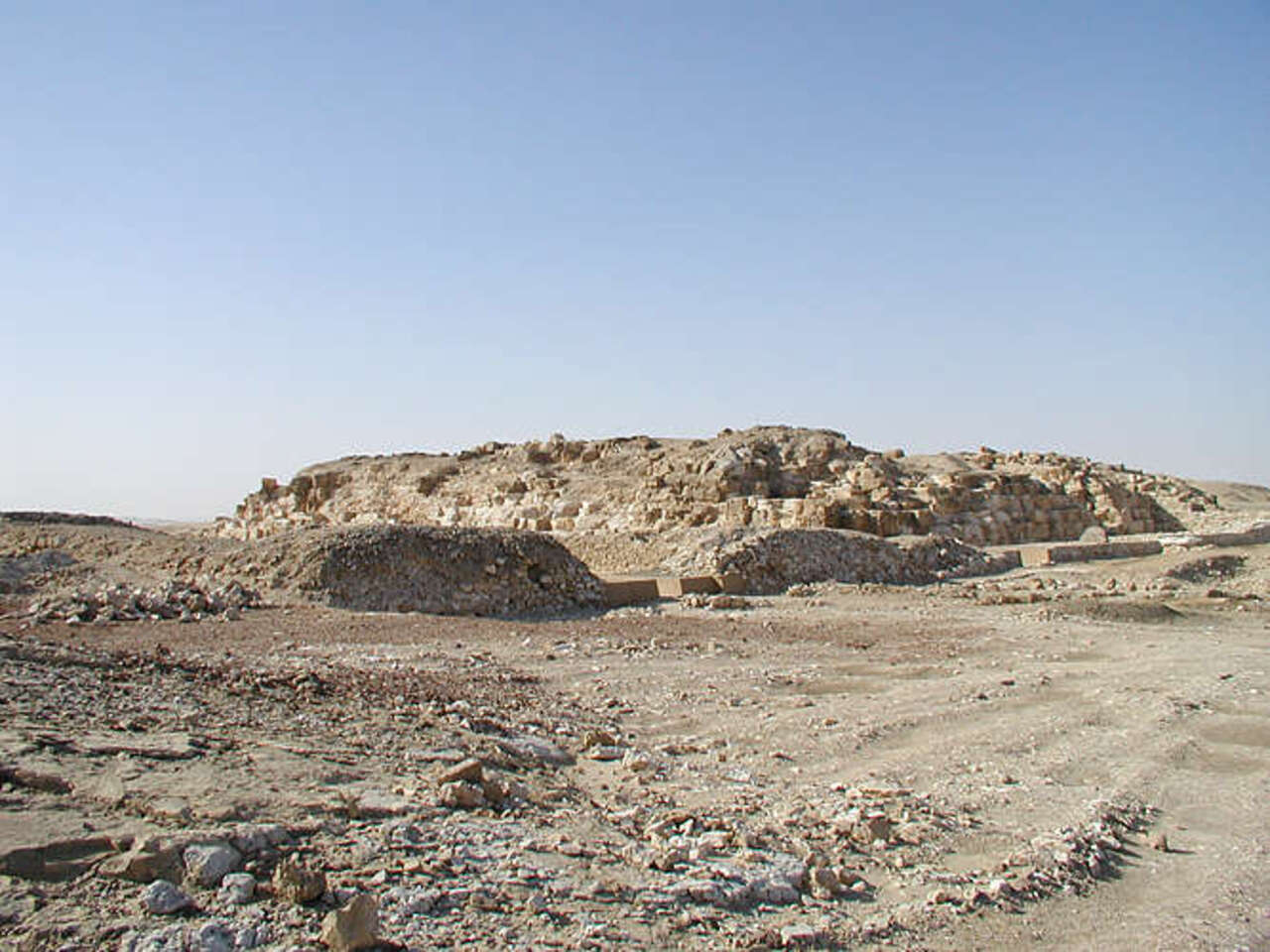 Remains of Djedefre’s pyramid