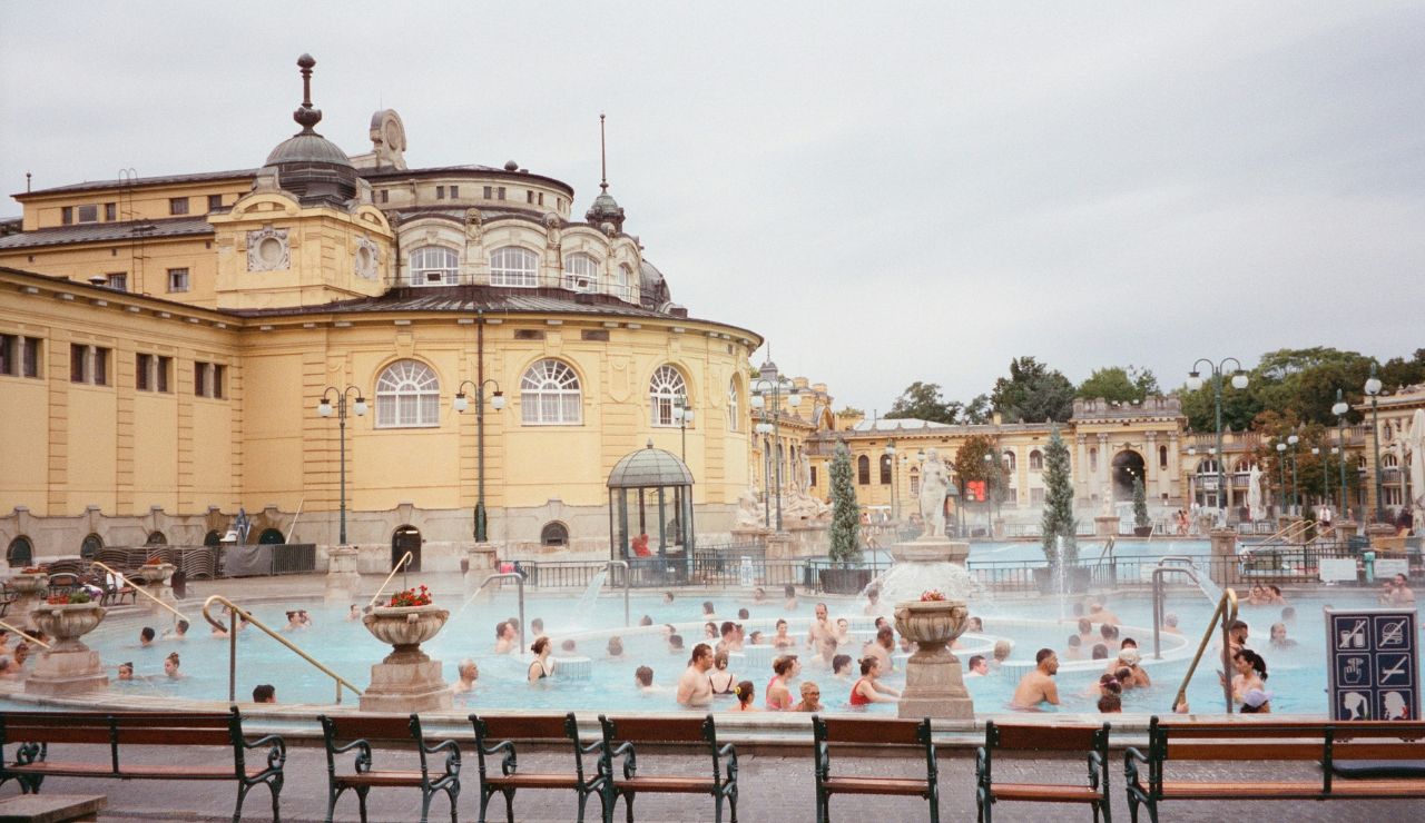 : Gellért Baths in Budapest, Hungary