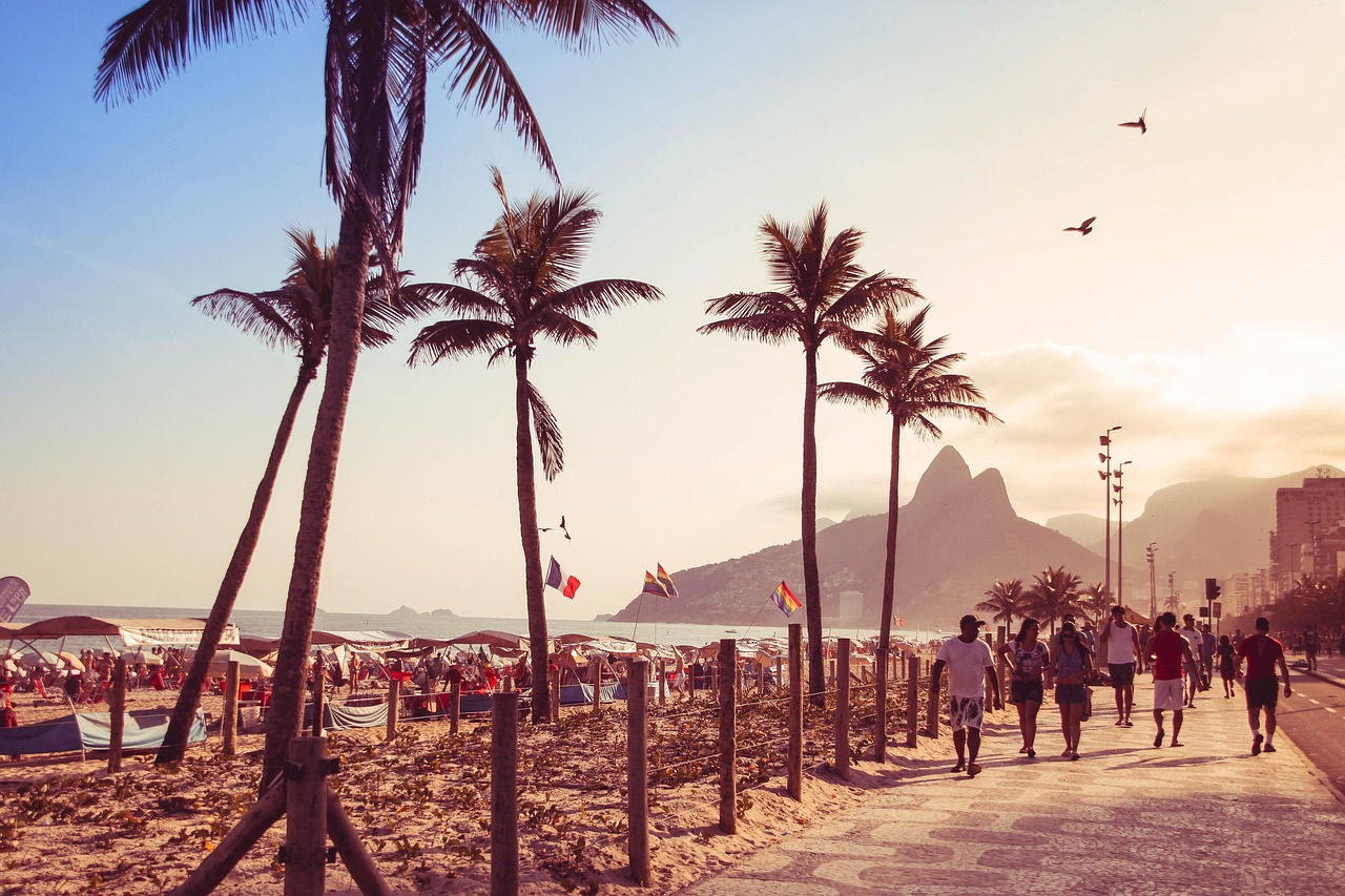 Tourists in Rio De Janeiro