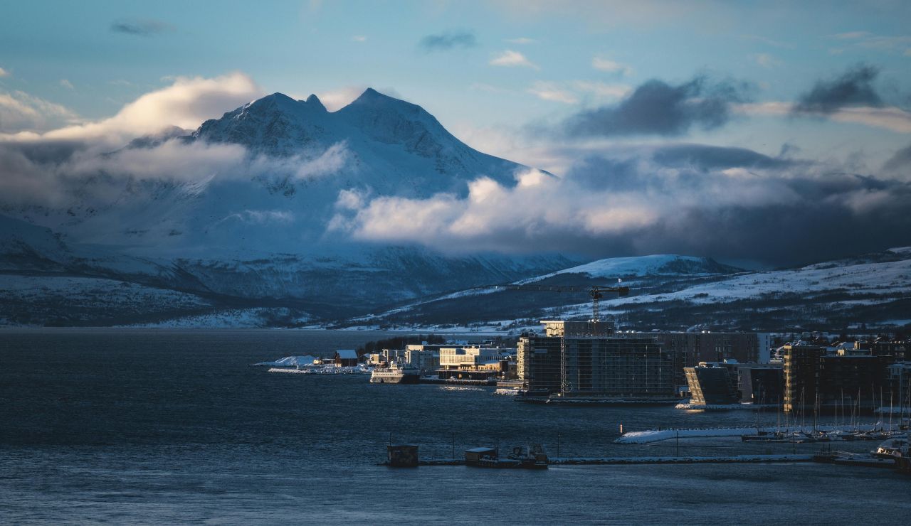 Winter view of Tromsø, Norway