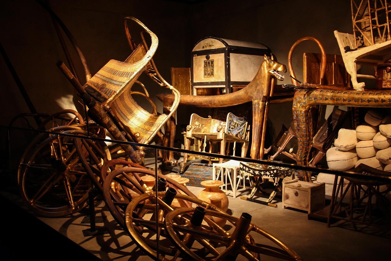 Tutankhamen's burial chamber