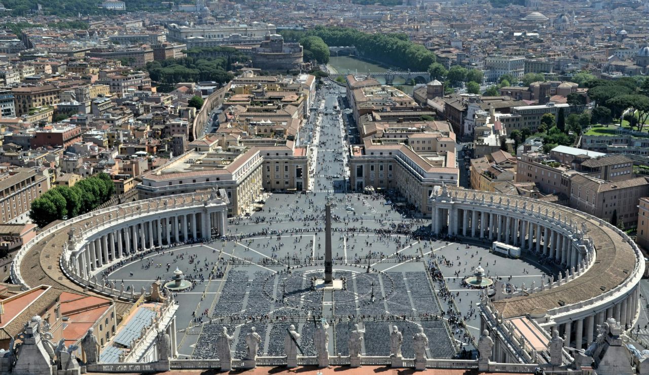 View of St. Peter’s Basilica and St. Peter’s Square