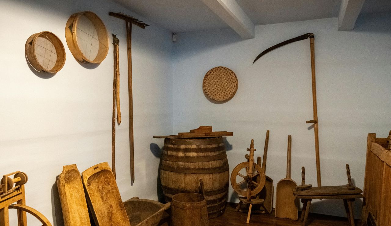Antique pioneer-era tools at Paso Robles Pioneer Museum