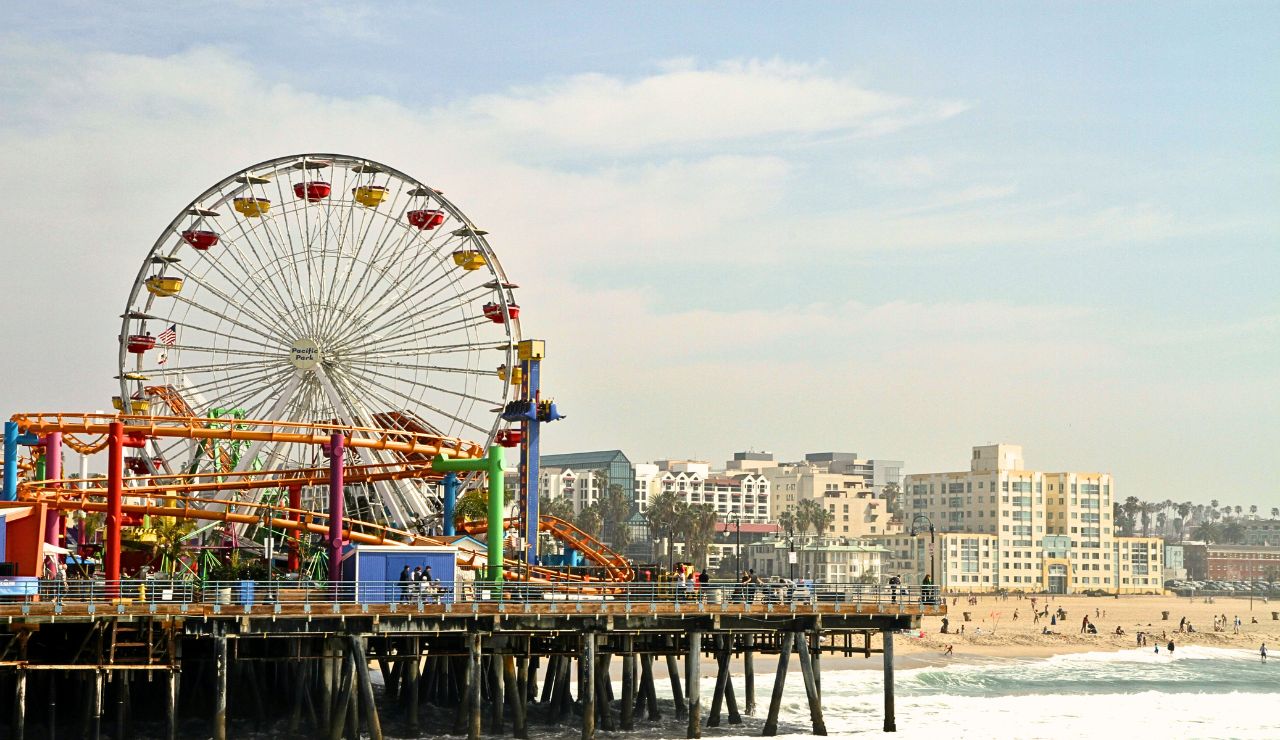 Ocean City, Maryland boardwalk filled with summer visitors