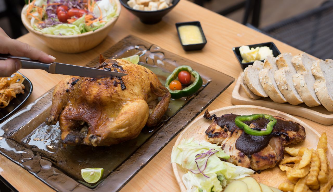 Traditional Isaan food at a Khon Kaen night market