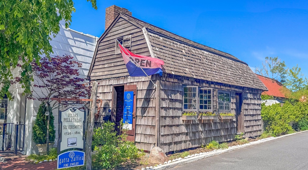 Rustic town in The Hamptons