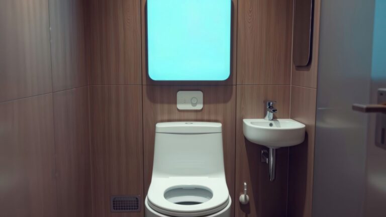 A photo of Public restroom abroad.