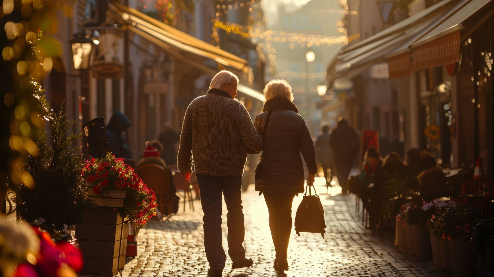A photo of Niagara on the Lake historic district tree lined street.
