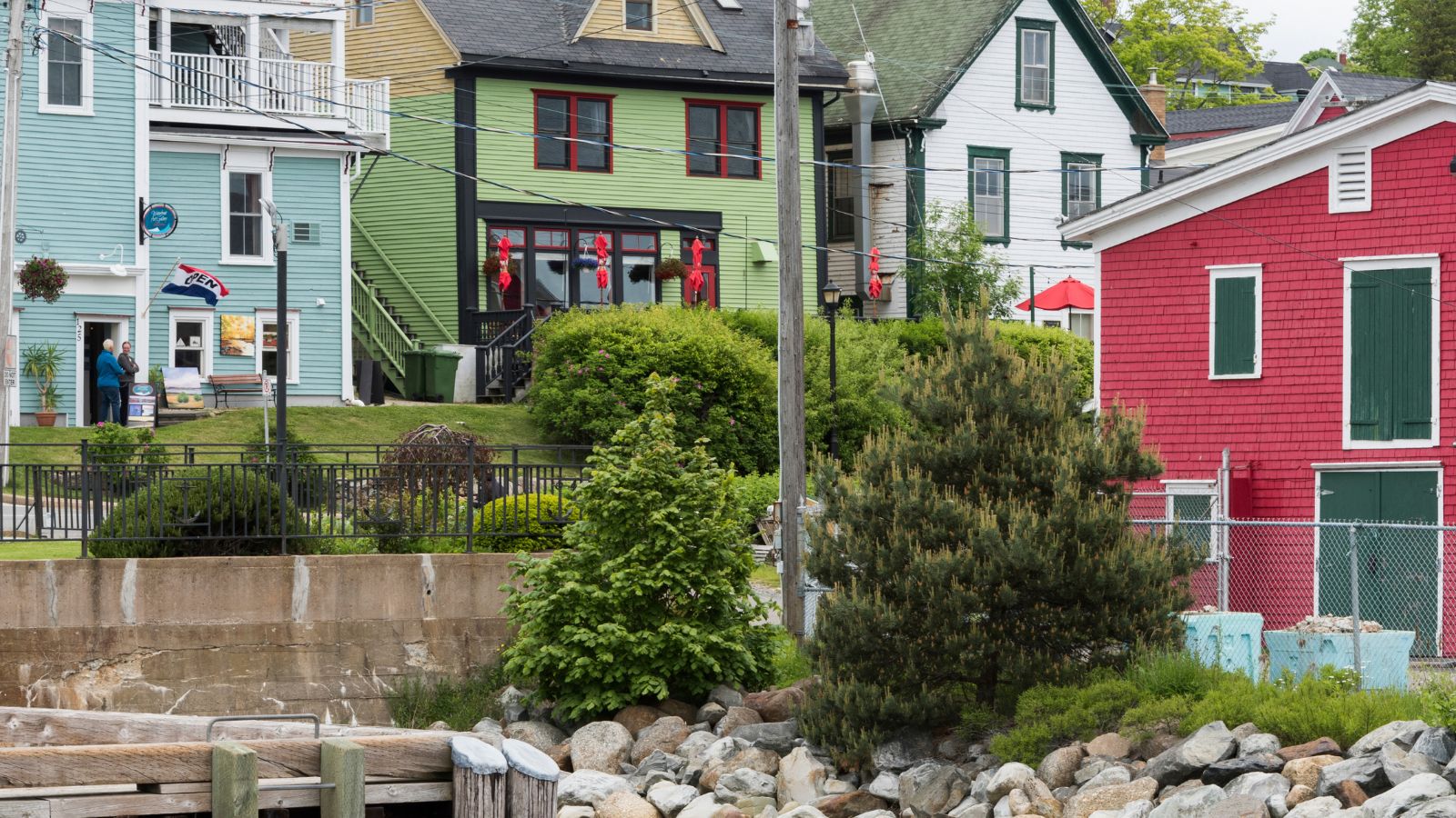 A photo of the Historic Canadian harbor.