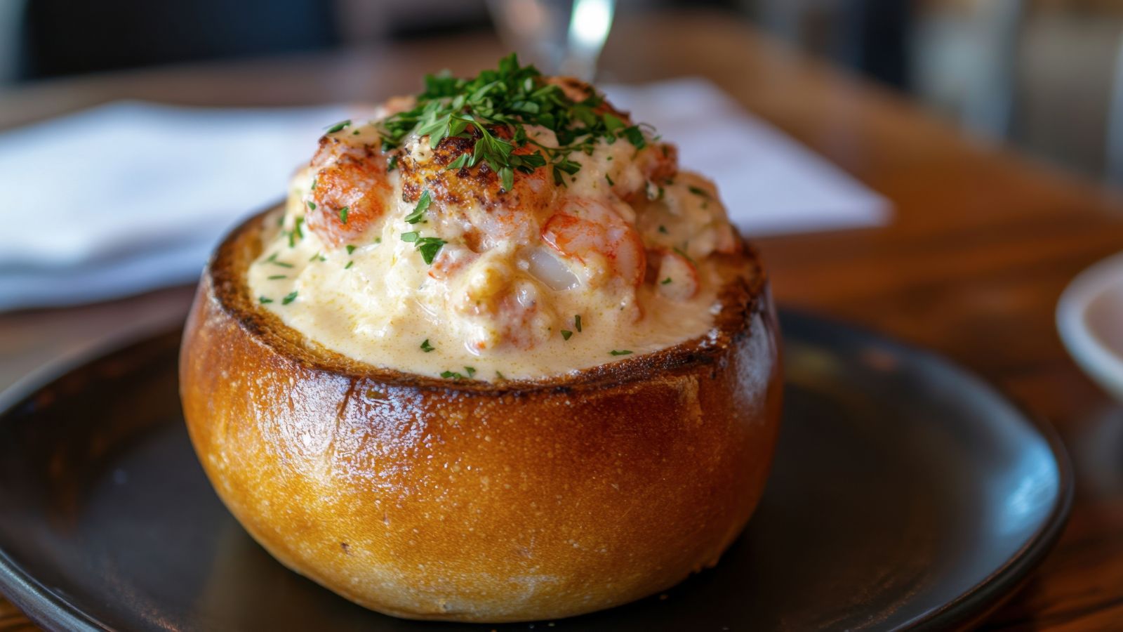 A photo of a “Close-up of fresh regional dish—seafood, bread, or street food—served at a small neighborhood café, natural light, authentic local dining atmosphere.