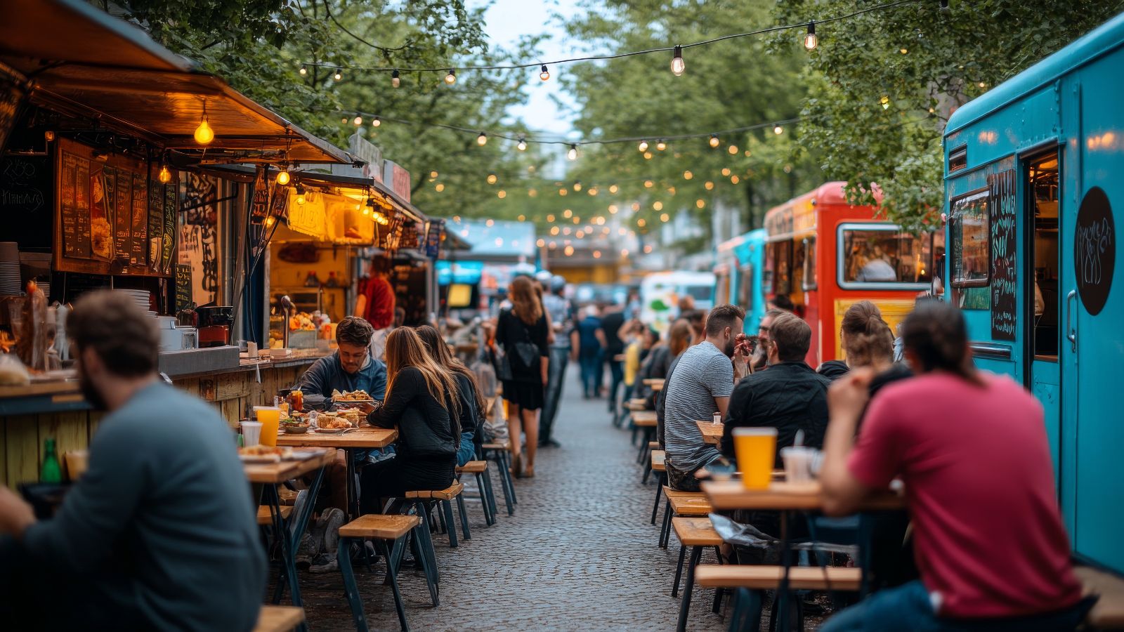 A photo of a crowded atmosphere, bright daylight.