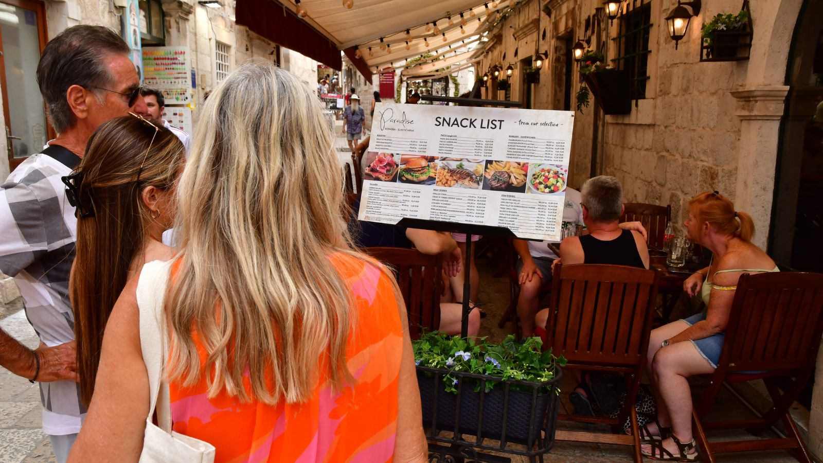A photo of a Small local restaurant a few streets away from tourist area.