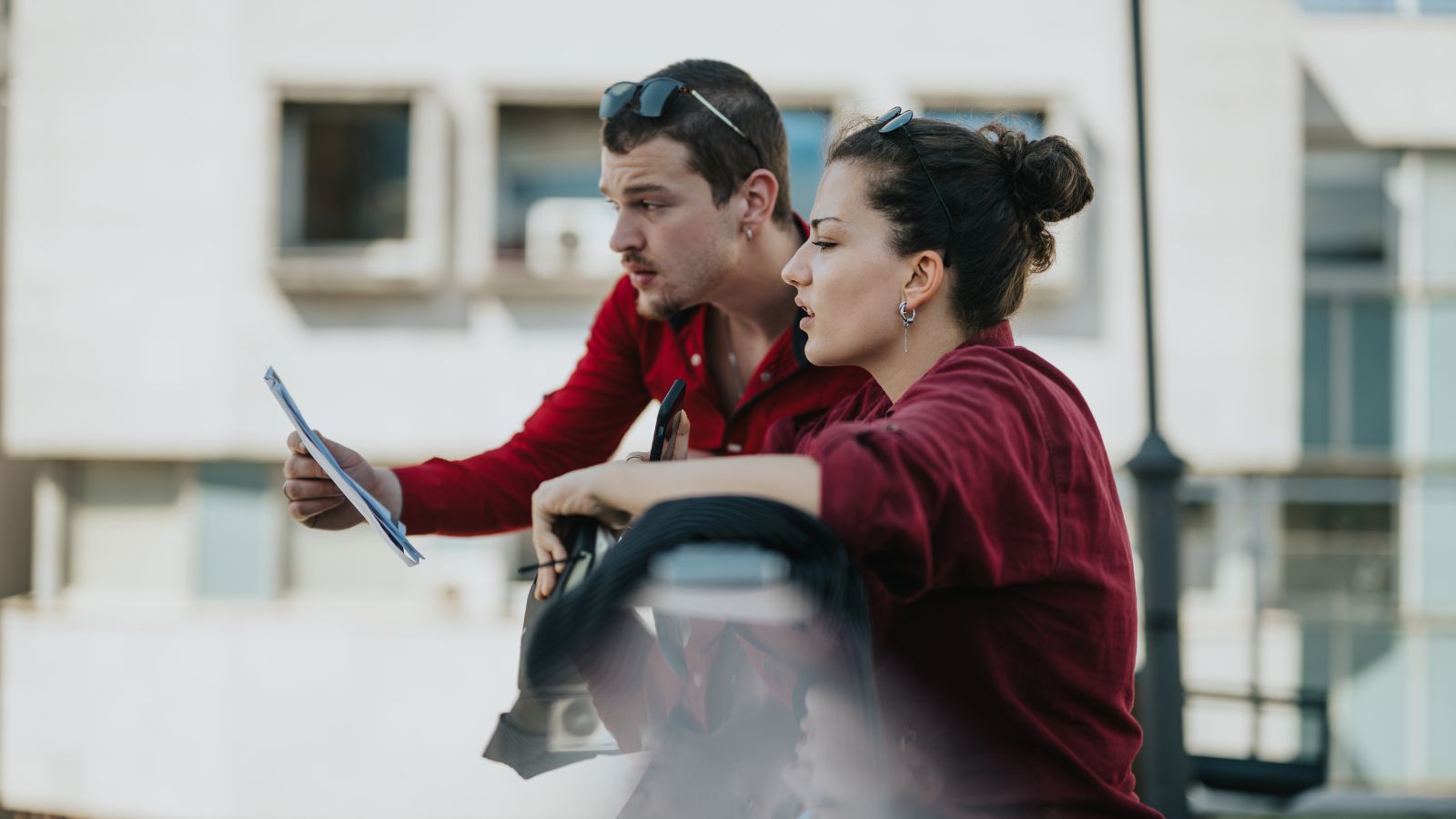 A photo that describes couple tense itinerary. 