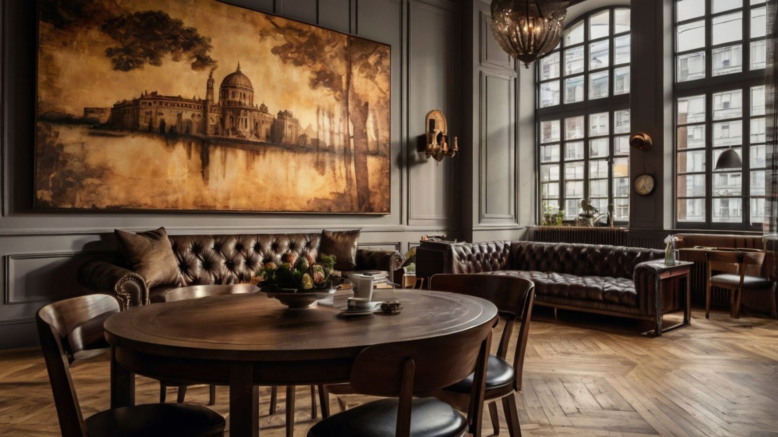 A photo that shows boutique hotel cozy interior.