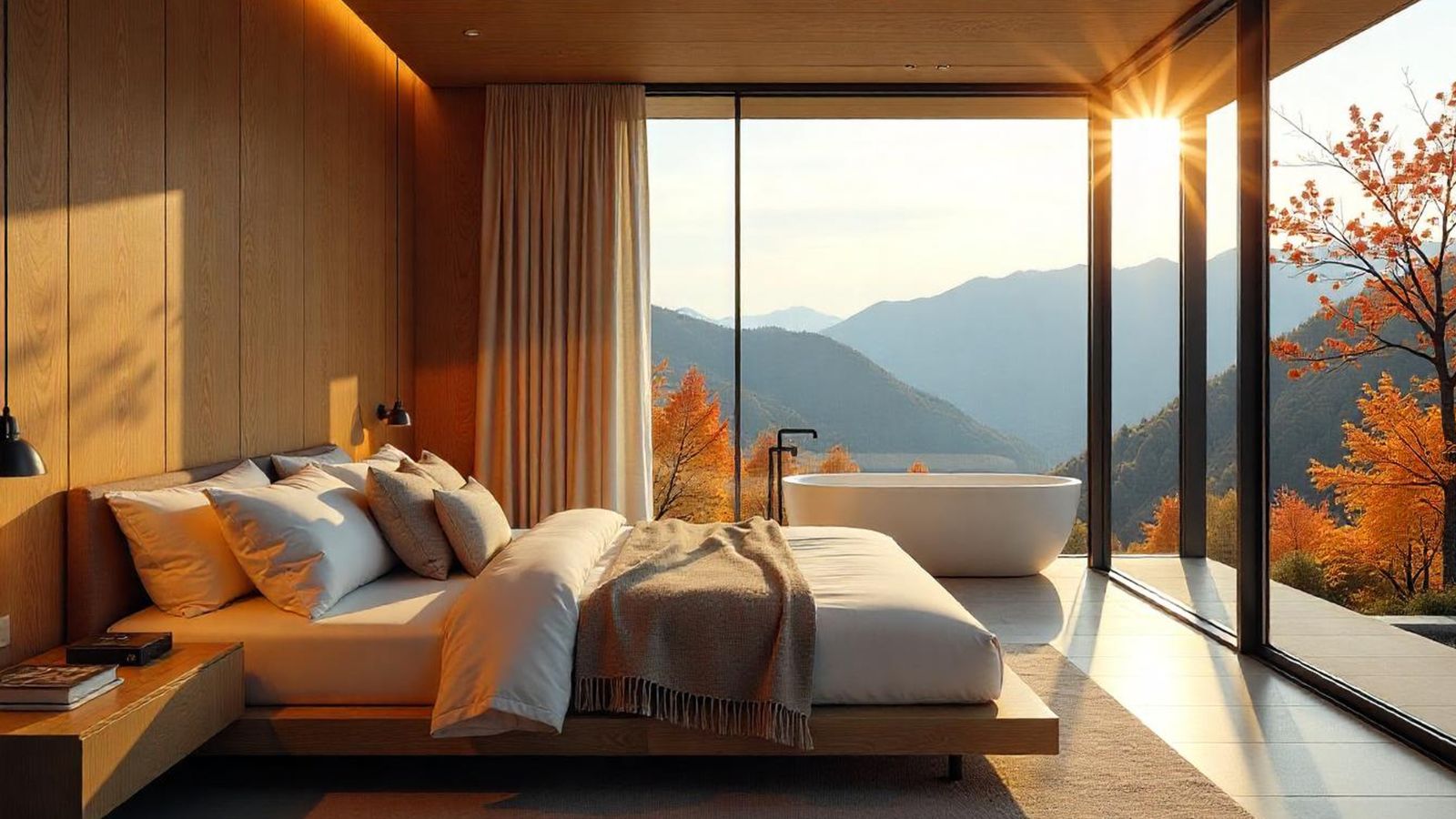 A photo of a scenic morning view.